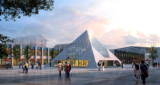 建瓯金字塔网架